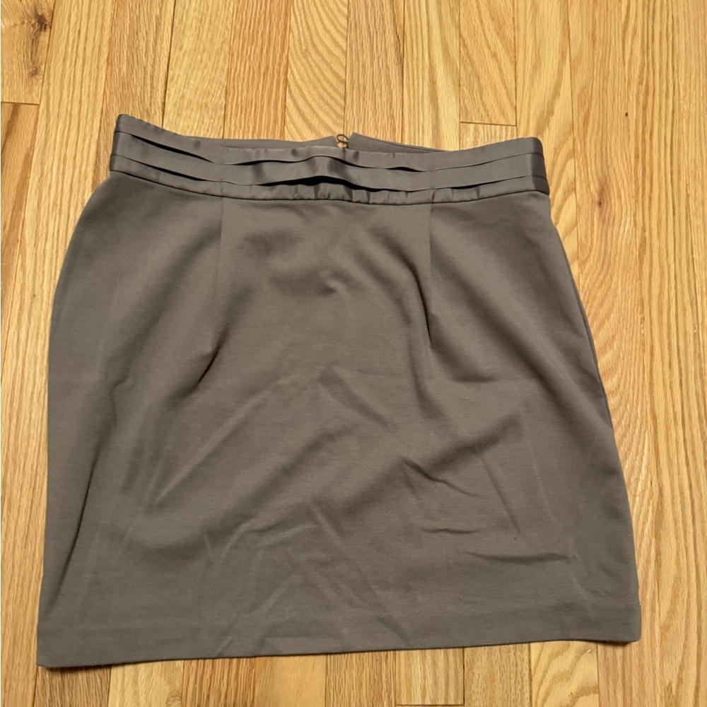 Banana Republic Charcoal Mini Skirt